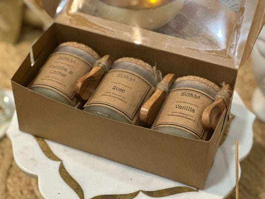 Body Massage Candle - Set of 3