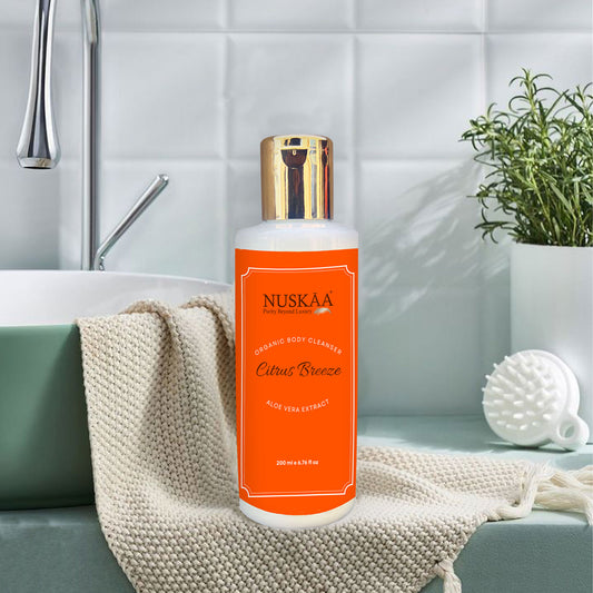 Nuskaa Organic Citrus Breeze Body Shower Cleanser