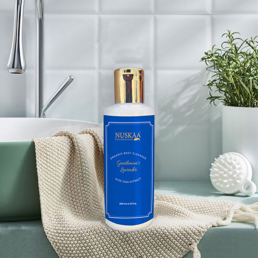 Nuskaa Organic Gentleman's Lavender Body Shower Cleanser