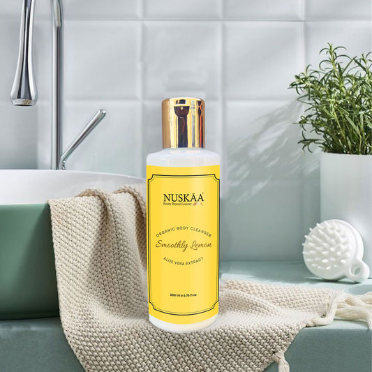 Nuskaa Organic Smoothly Lemon Body Shower Cleanser