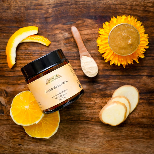 NUSKAA 100% Purely Organic Glow Skin Pack 50 gm