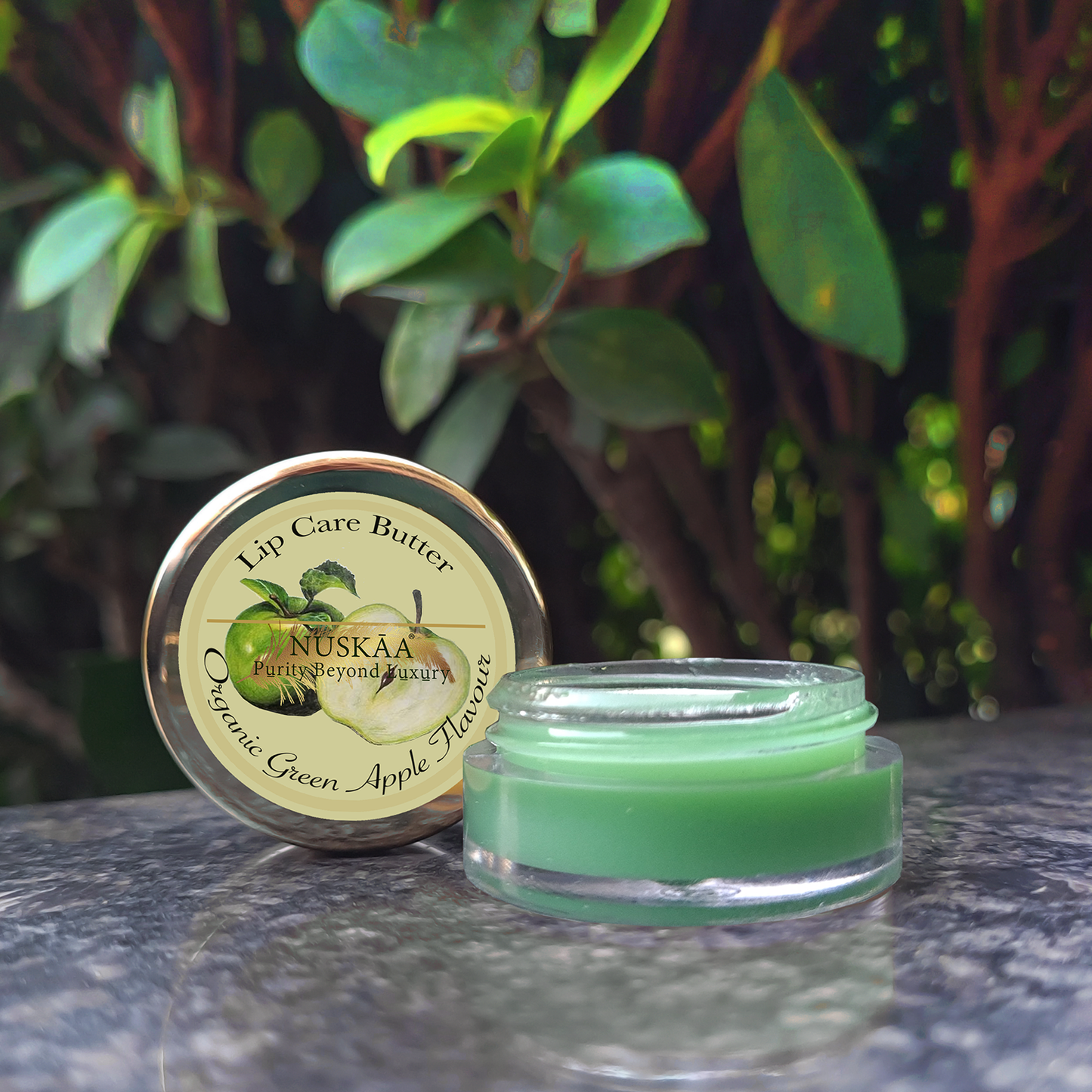 Nuskaa 100% Pure Green Apple Lip Balm