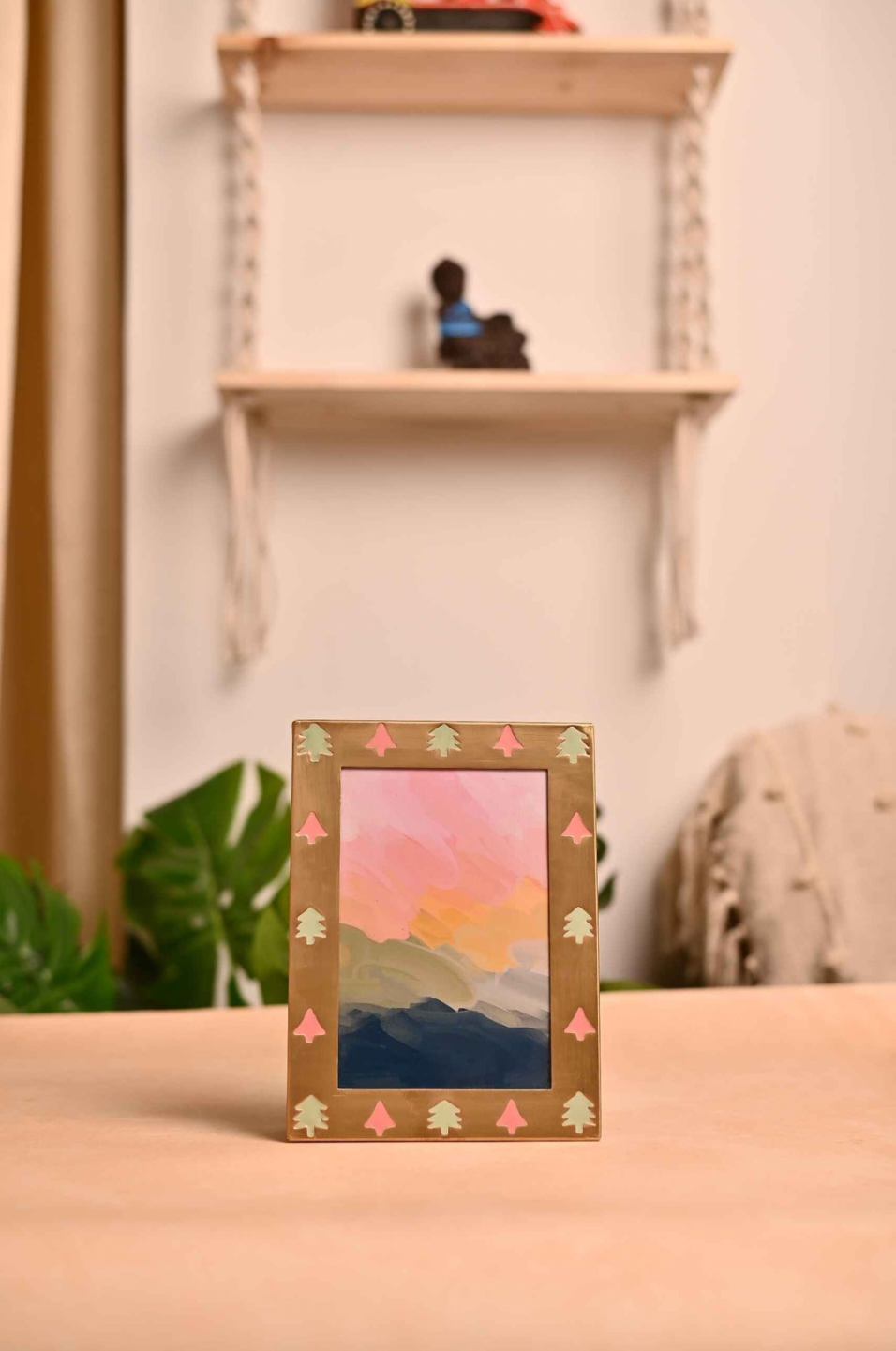 High End Gold Brass Colourful Photo Frames 8”x6”