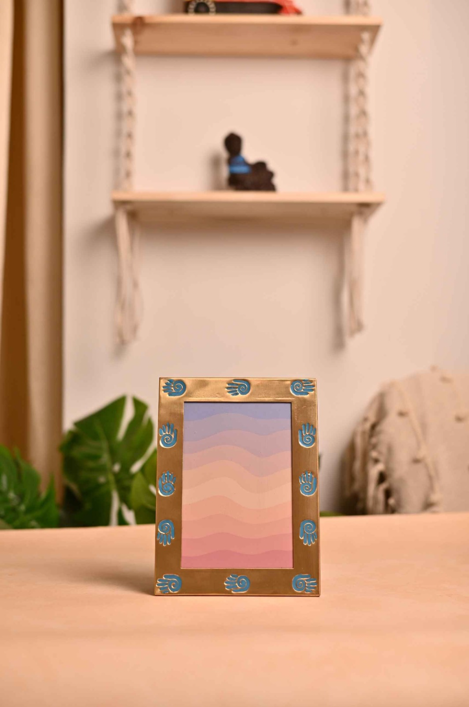 High End Gold Brass Colourful Photo Frames 8”x6”