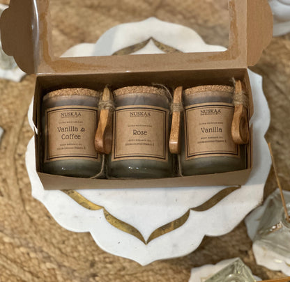 Body Massage Candle - Set of 3