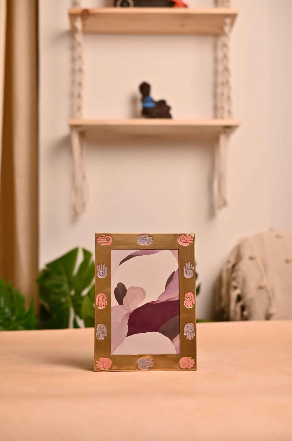 High End Gold Brass Colourful Photo Frames 8”x6”