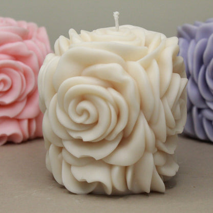 Forever 3D Rose Candle