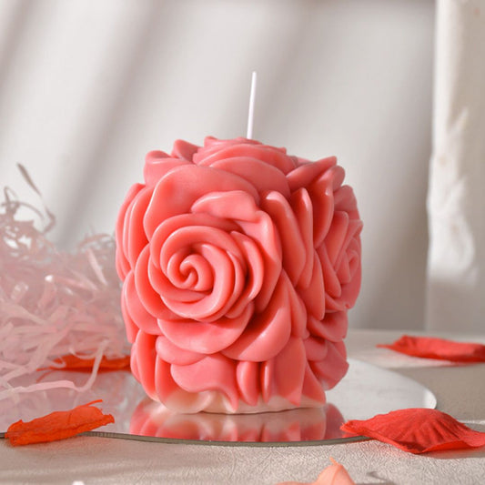 Forever 3D Rose Candle