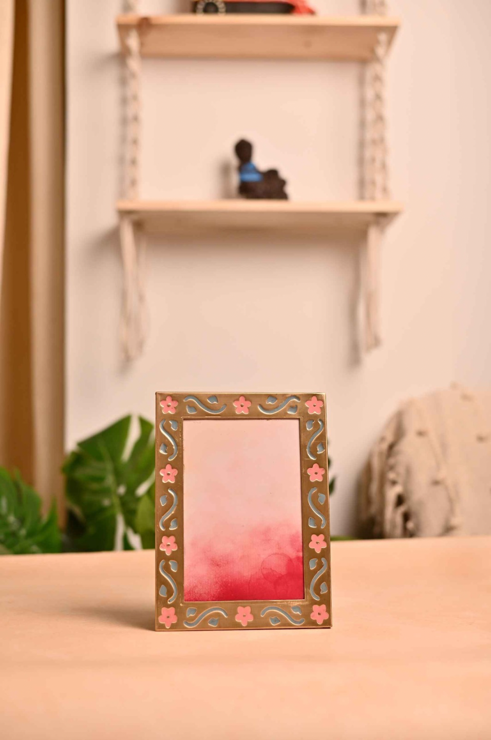 High End Gold Brass Colourful Photo Frames 8”x6”