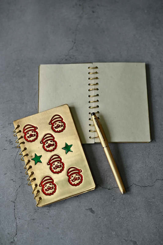 Christmas Special Handcrafted Brass Diary