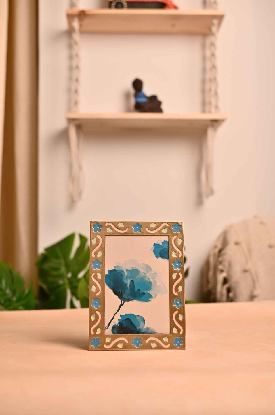 High End Gold Brass Colourful Photo Frames 8”x6”