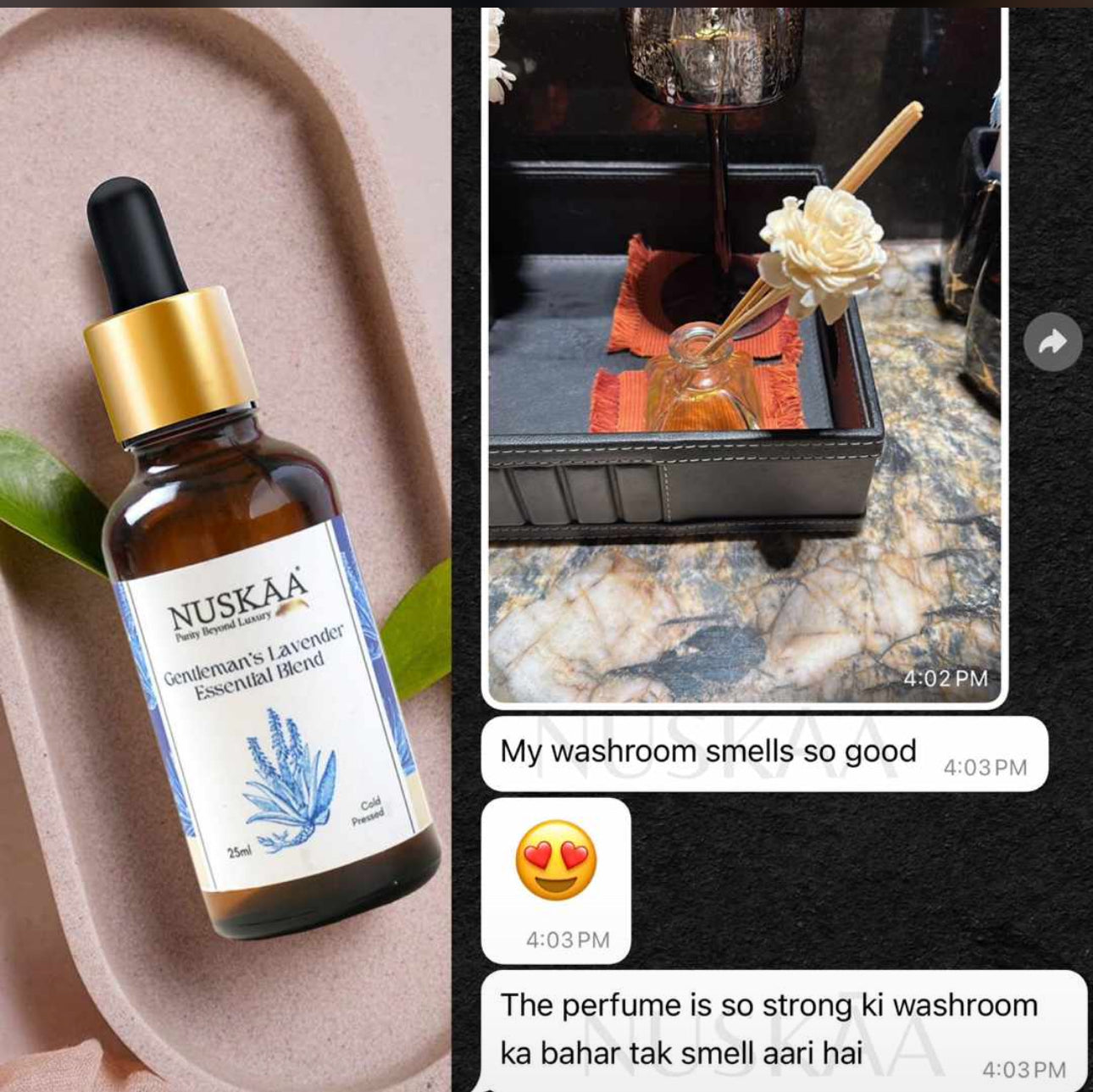 NUSKAA Gentlemen's Lavender Essential Blend Oil