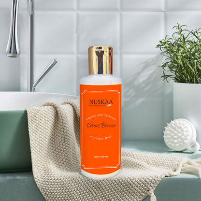 Nuskaa Organic Citrus Breeze Body Shower Cleanser