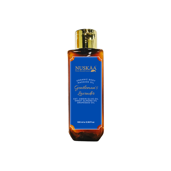 Nuskaa Organic Gentlemen's Lavender Body Massage Oil
