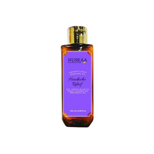Nuskaa Organic Headache Relief Body Massage Oil