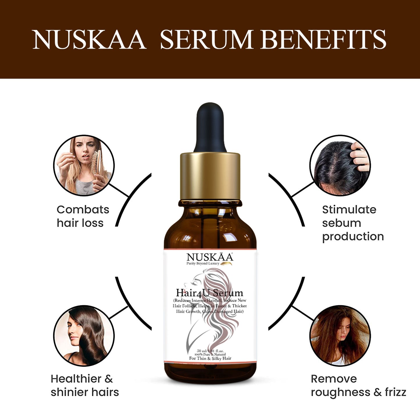 Hair4u Serum - Intense Hair Fall Repair