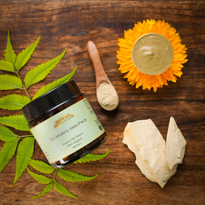 NUSKAA 100% Purely Organic No Marks Skin Pack 50 gm