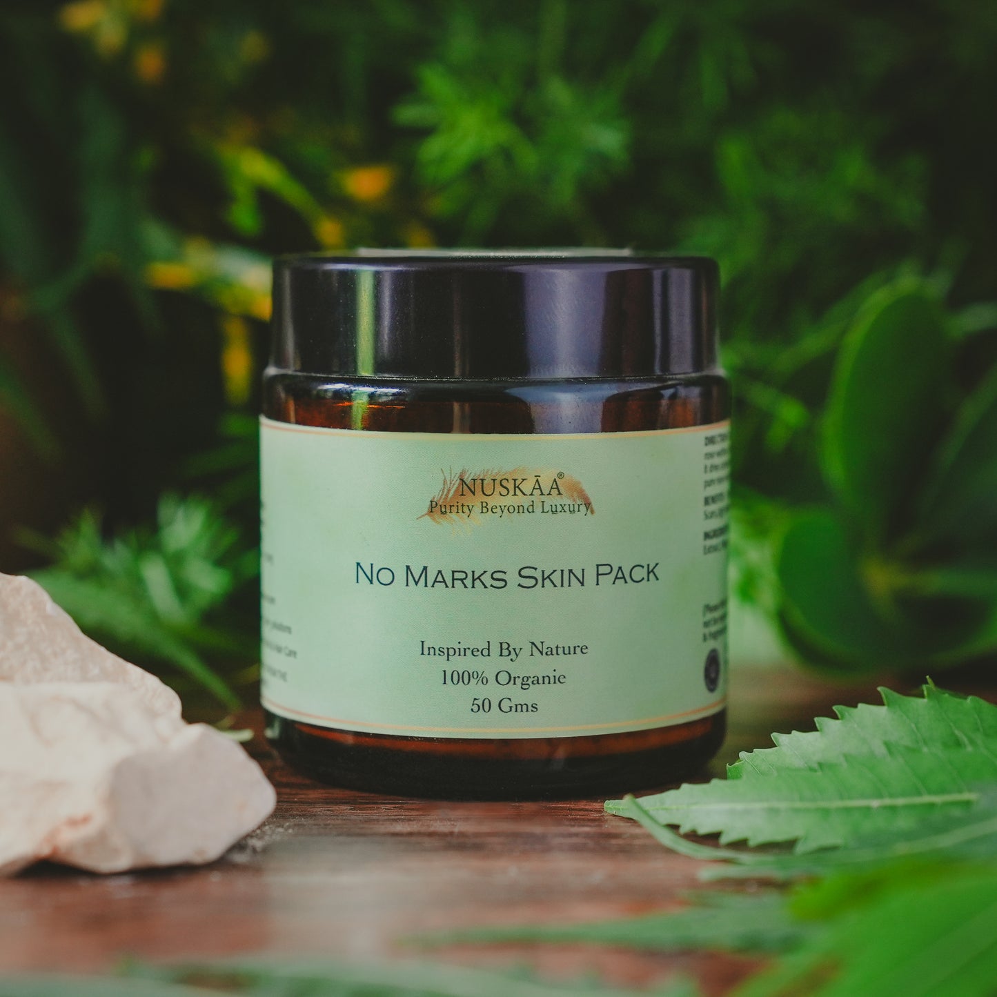 NUSKAA 100% Purely Organic No Marks Skin Pack 50 gm