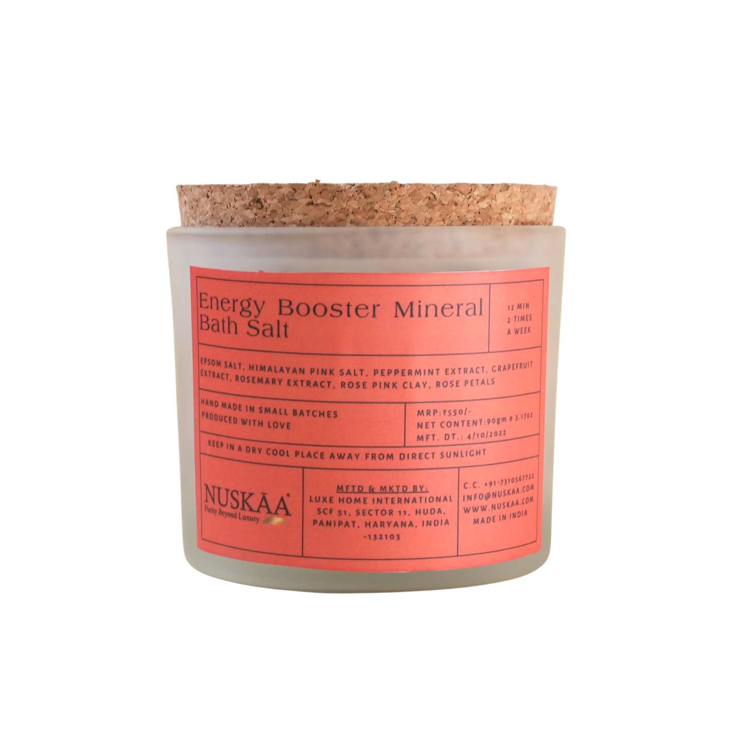 Nuskaa Energy Booster Roman Bath Spa Experience