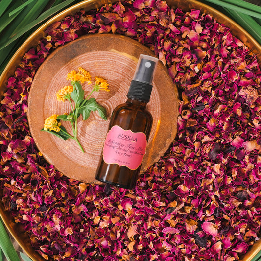 NUSKAA 100% Pure Organic Rose Water Face Mist (50 ML)
