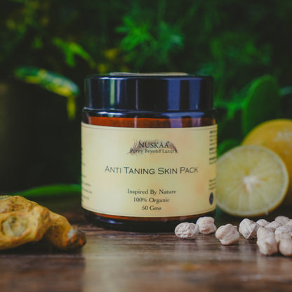 NUSKAA 100% Purely Organic Anti Taning Skin Pack 50 gm