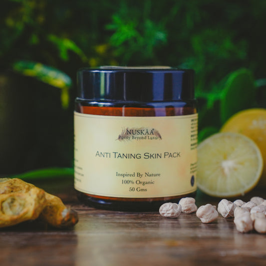 NUSKAA 100% Purely Organic Anti Taning Skin Pack 50 gm