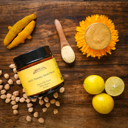 NUSKAA 100% Purely Organic Anti Taning Skin Pack 50 gm