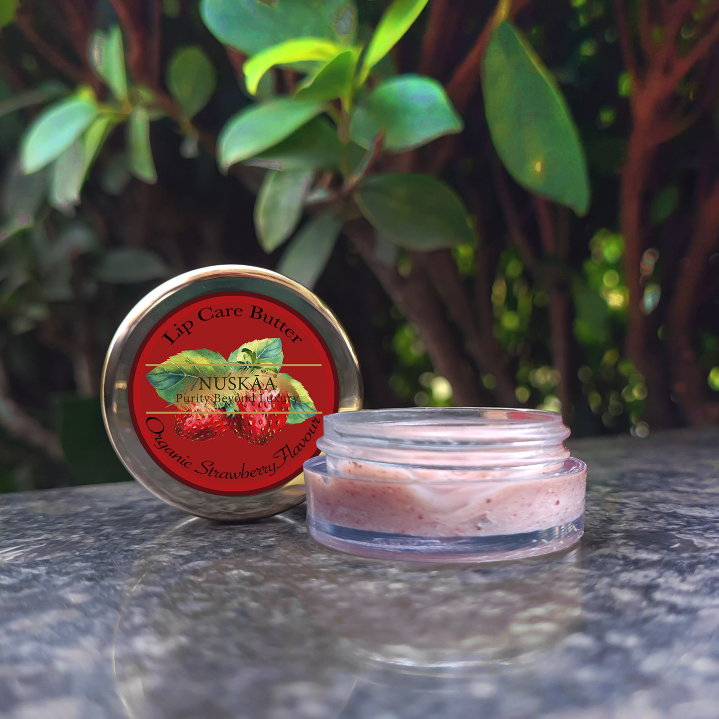 Nuskaa 100% Pure Strawberry Pulp Lip Balm